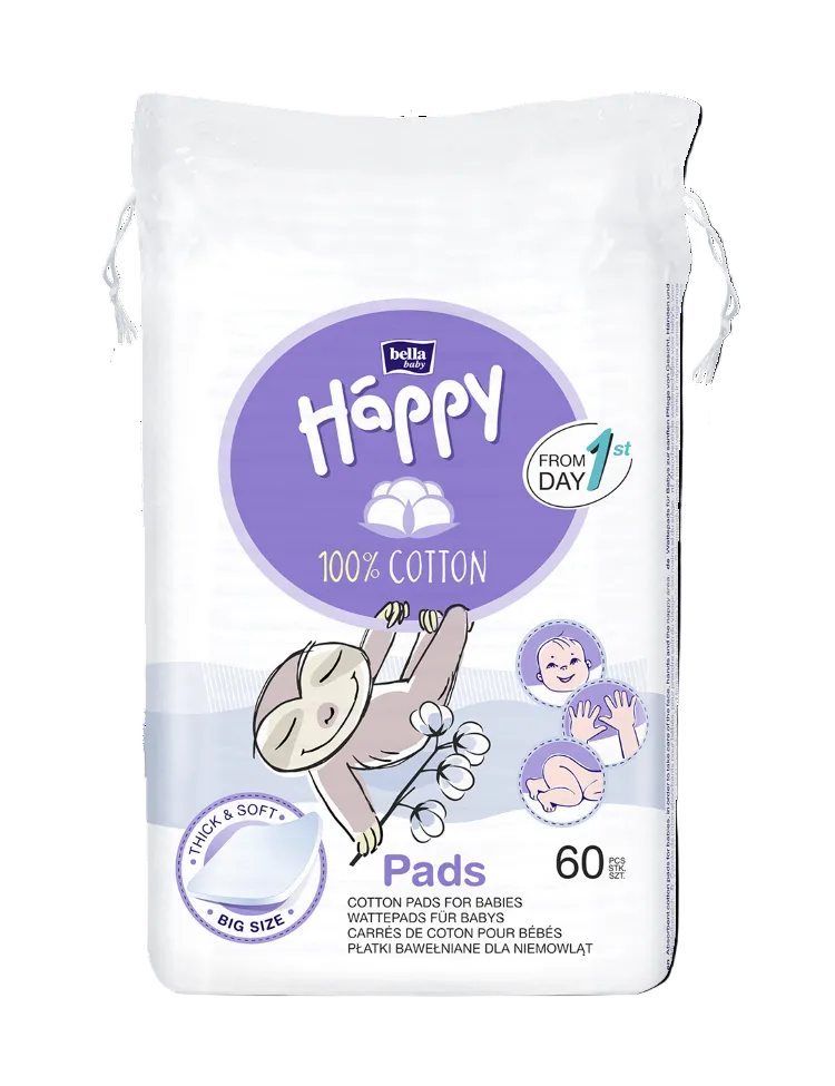 Happy Wattepads 60 Stück