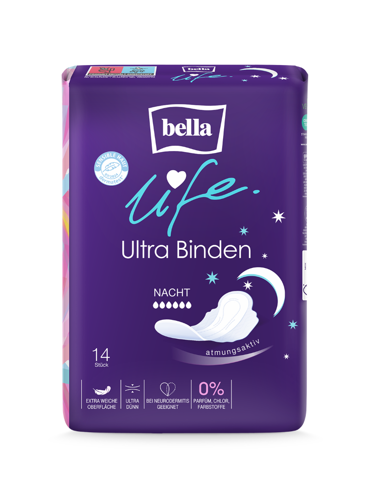 BELLA LIFE ULTRA BINDEN NACHT 14 STÜCK