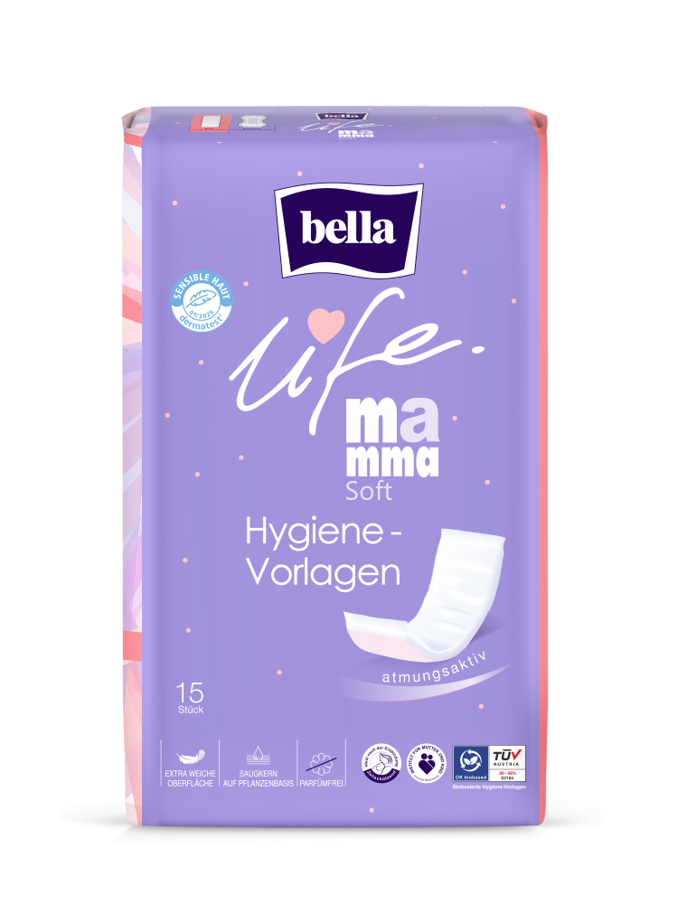 bella life Mamma, Soft, Hygiene-Vorlagen (15 Stück)