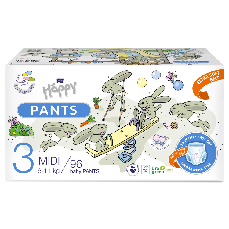 Happy Pants Value Box in 3 sizes