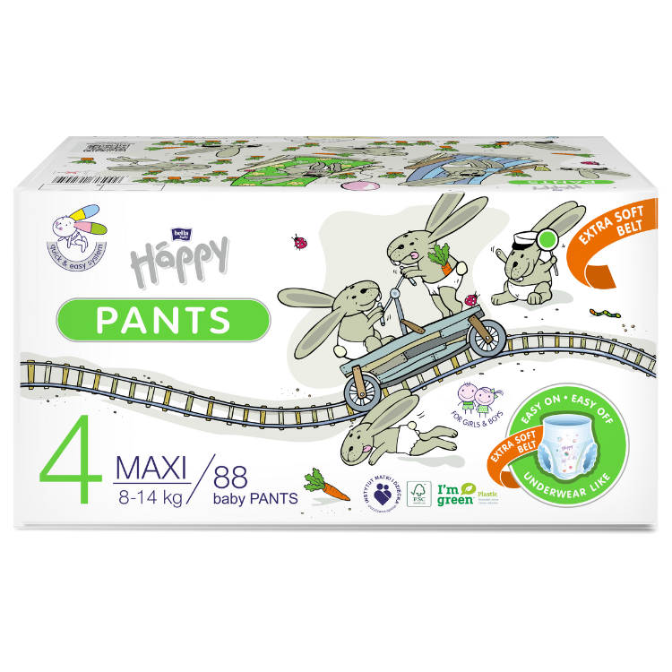 Happy Pants Value Box in 3 sizes