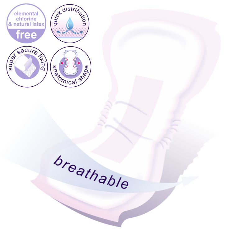 bella mamma comfort Wochenbett-Einlagen 10 Stück