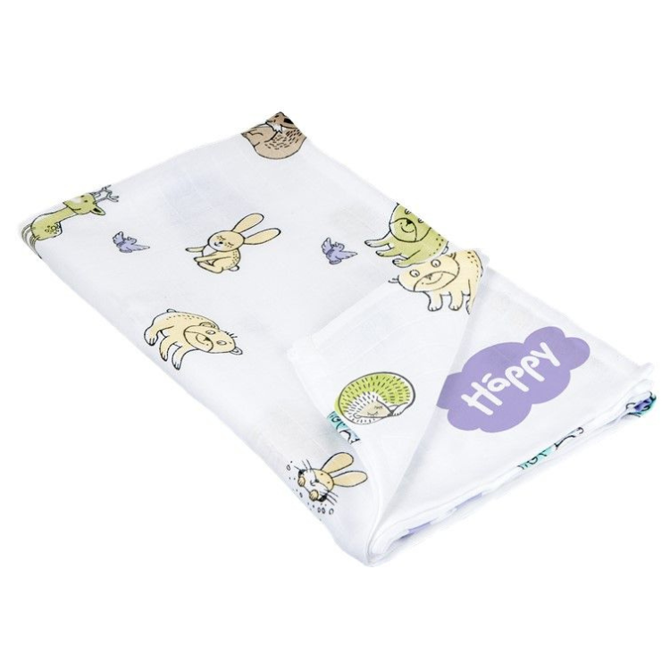 Happy Cloth Diapers / Muslin Squares 80x80 cm 3 pieces