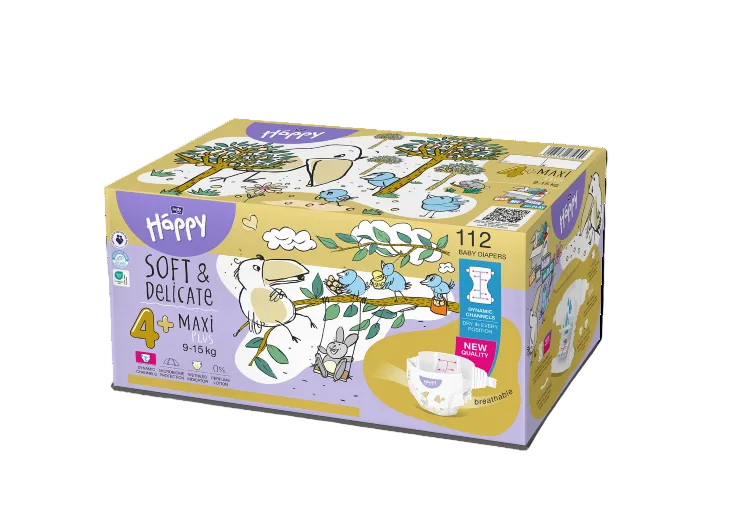 Happy Diapers Value Box in 6 sizes 