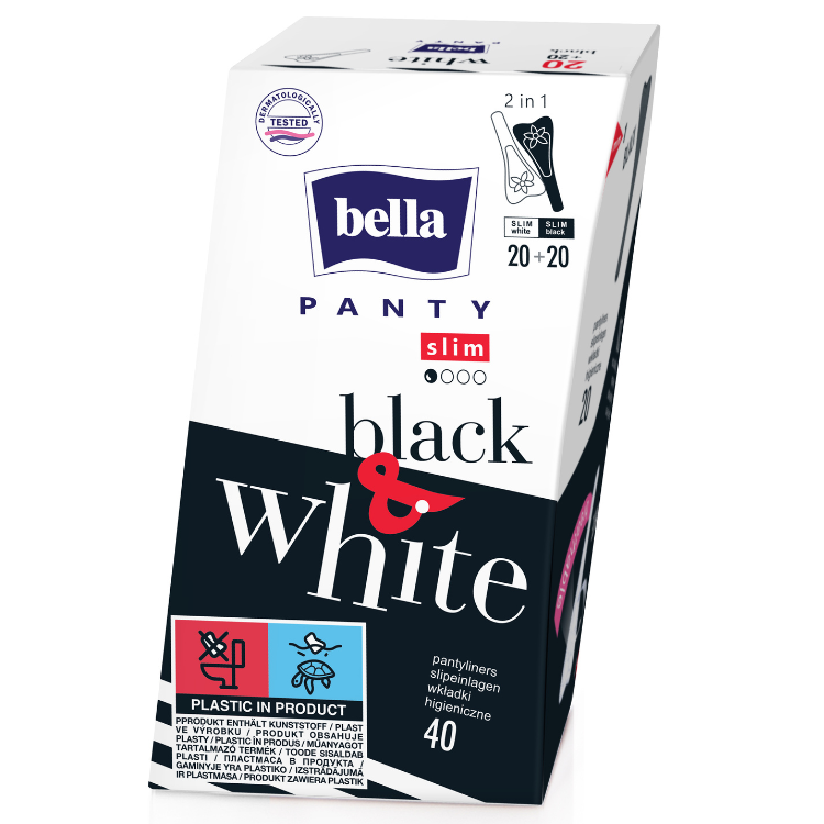 bella Panty Black & White