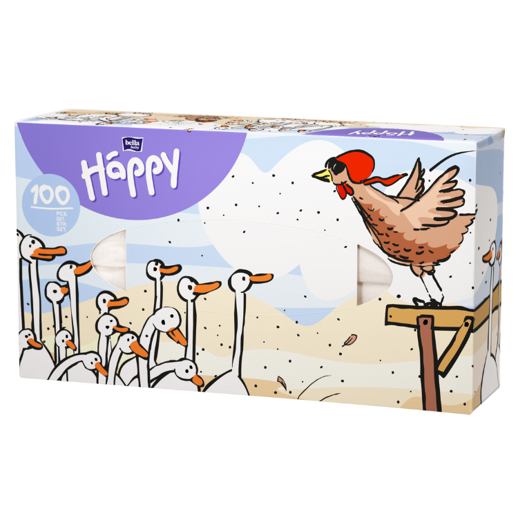 Happy Taschentücher für Kinder - in Box